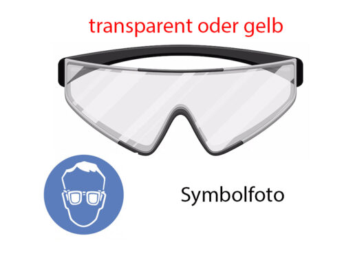 Schutzbrille gelb